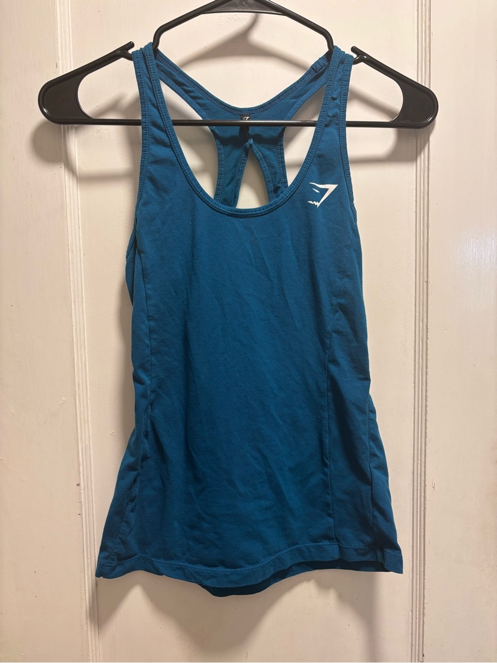 Gymshark Blue Racerback Tank Top - Women's Activewear